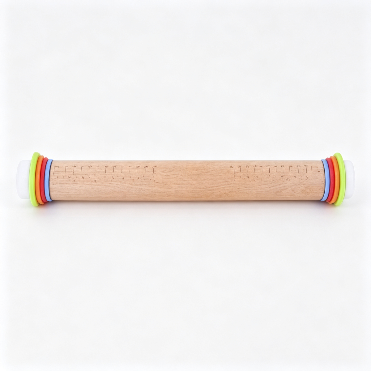 π₯ Baking Essential | Natural Wood Adjustable Precision | Colorful Rolling Control