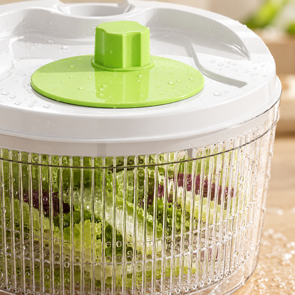 🥗 Salad Spinner | Clear Plastic | Prep | Cook's Gift | Sleek